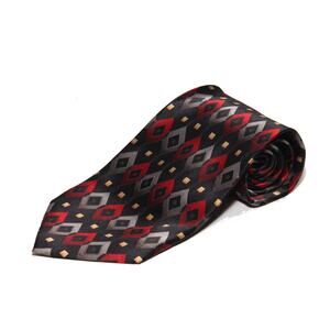 Kilburne & Finch Geometric Silk Tie 3 7/8" x 61 1/2"